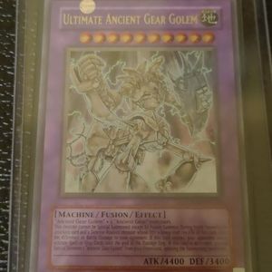 Yu Gi Oh Ultimate Ancient Gear Golem Unlimited Secret Rare LODT-EN043